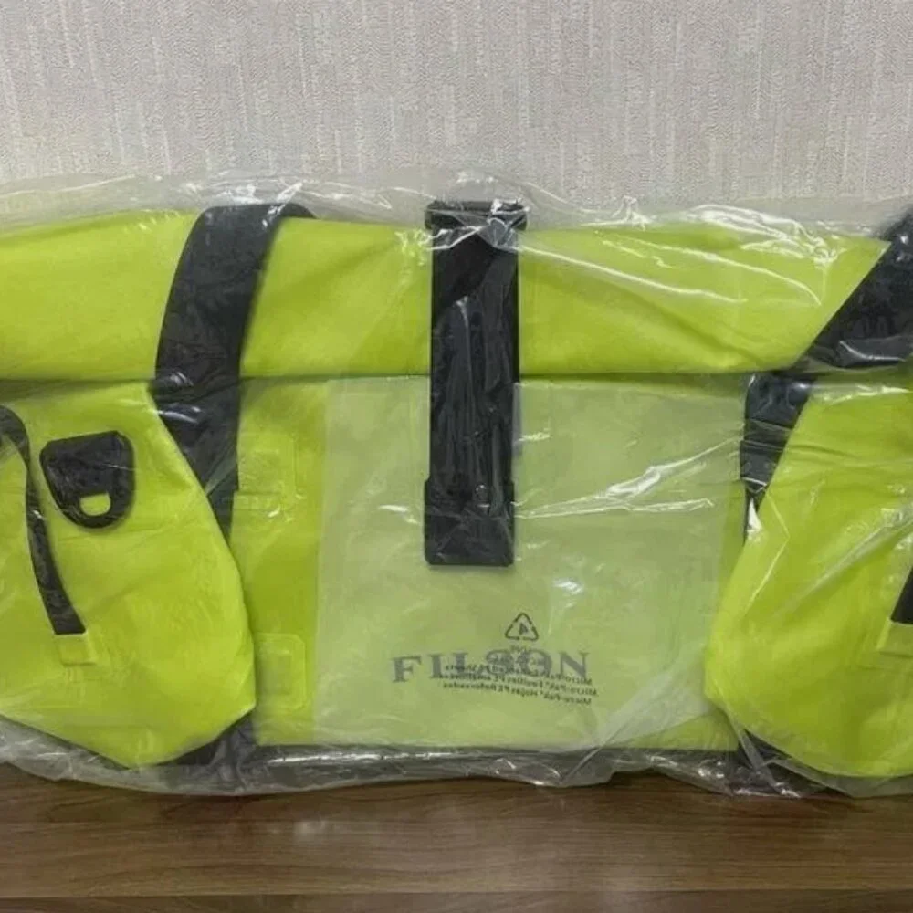 FILSON Waterproof Dry Duffle Bag - Medium Laser Green NWT